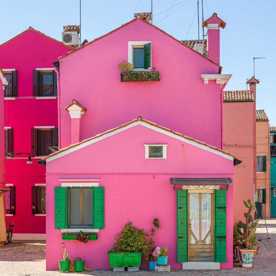 Night Galleria Holiday Home - Bed & Art In Burano - The Pink House Exterior photo